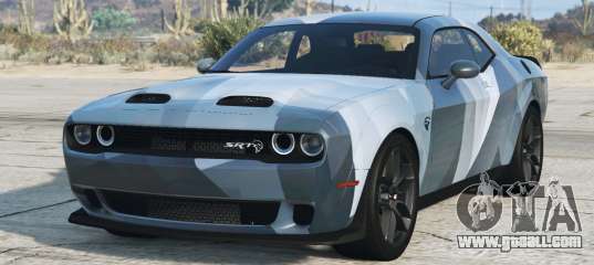 Dodge Challenger SRT Glacier for GTA 5