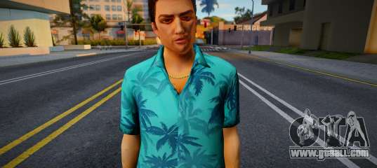 GTA VC - Tommy Vercetti HD Default Street for GTA San Andreas