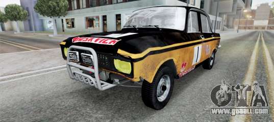 DeAgostini Moskvich-412 Rally 1967 – Modello Pressofuso 1:43 Bianco, Serie USSR