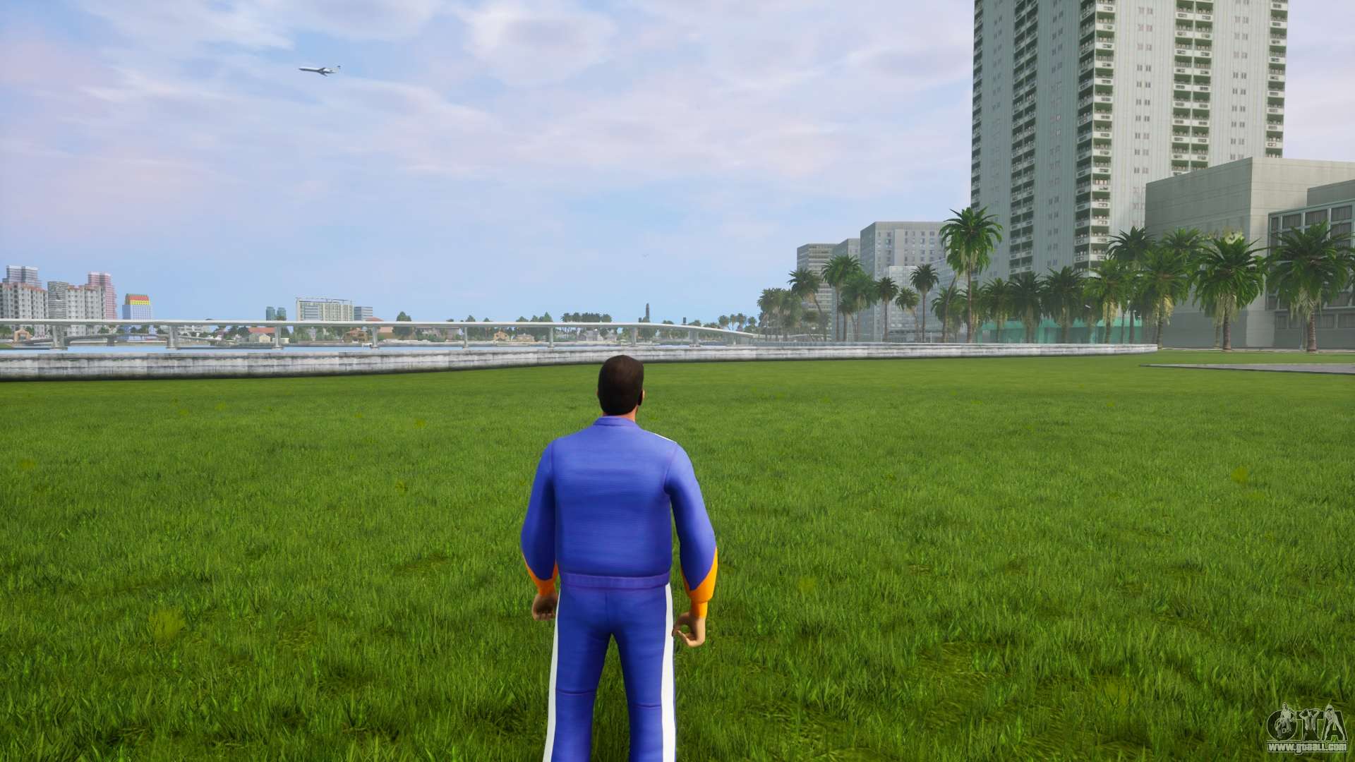 Sports suit 80 with zipper for GTA Vice City Definitive Edition