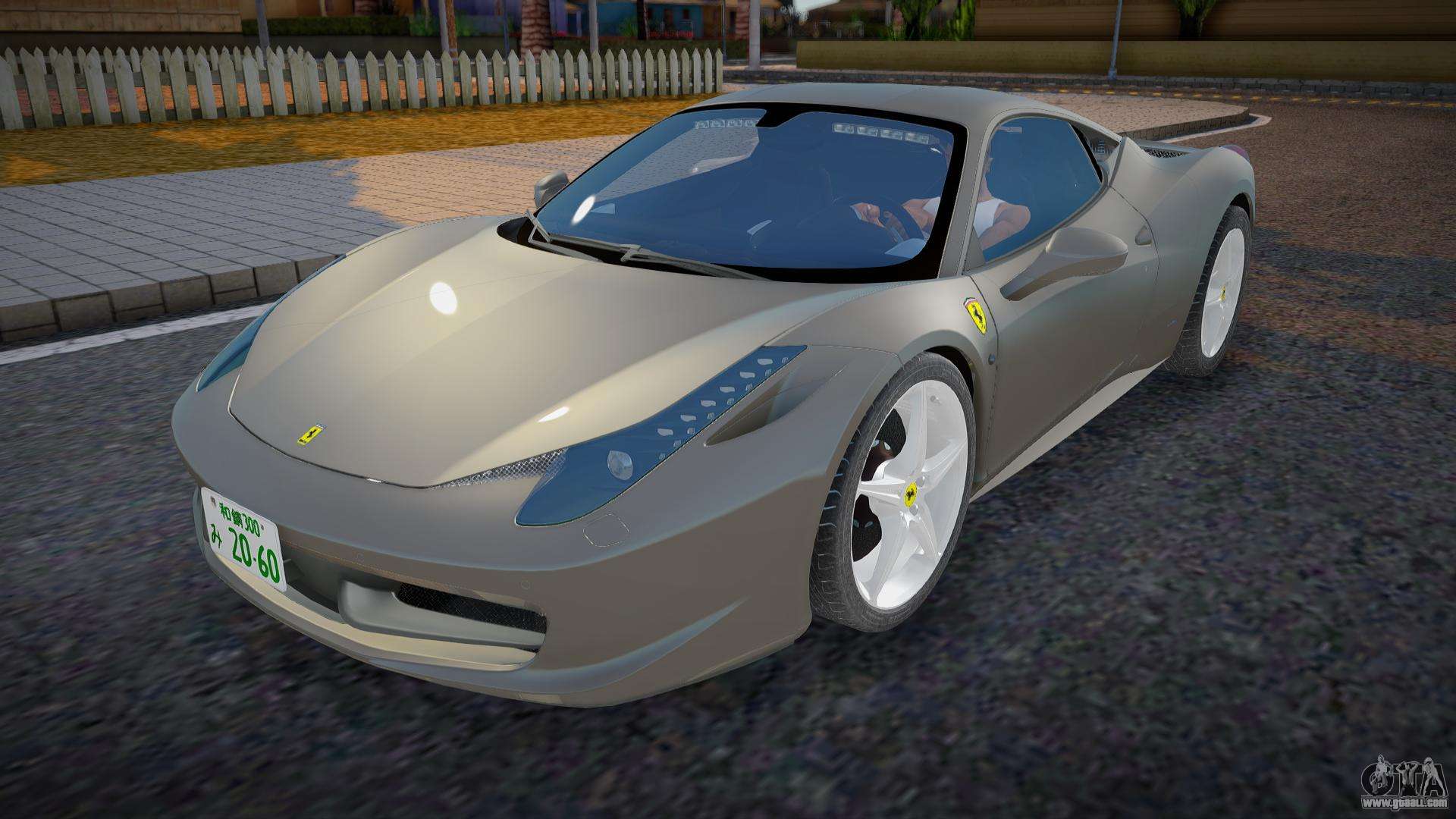 Download Ferrari 458 Italia - Police for GTA San Andreas