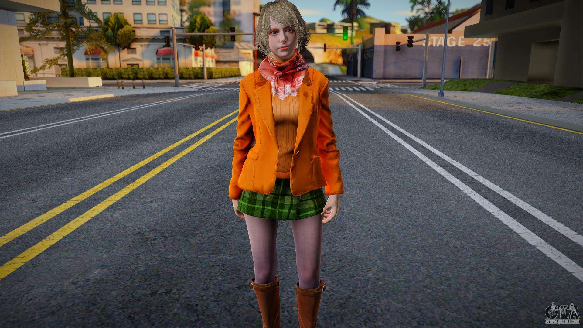 Ashley Graham - RE4 Remake for GTA San Andreas