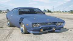 Plymouth Road Runner GTX Silver Lake Blue for GTA 5