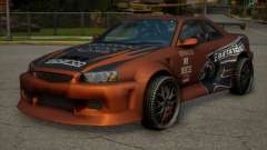 Nissan Skyline R32 of Need For Speed: Undergroun for GTA San Andreas Definitive Edition