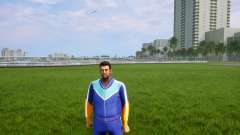 Sports suit 80 with zipper for GTA Vice City Definitive Edition