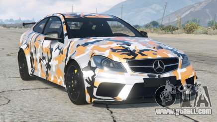 Mercedes-Benz C 63 AMG Black Series Coupe S6 for GTA 5