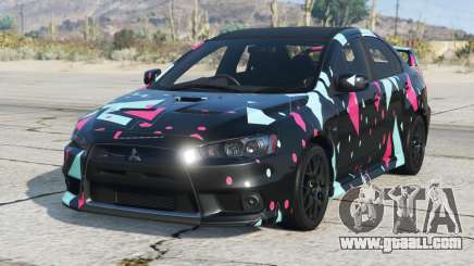 Mitsubishi Lancer Evolution X Black Pearl for GTA 5