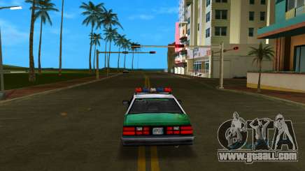 Wanted star for driving with flashing lights for GTA Vice City