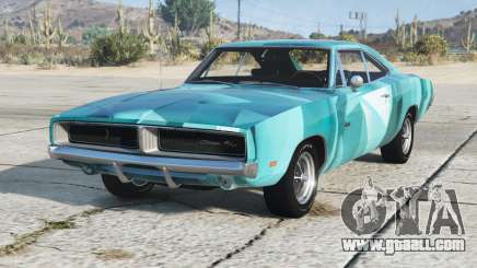 Dodge Charger RT Robin Egg Blue for GTA 5