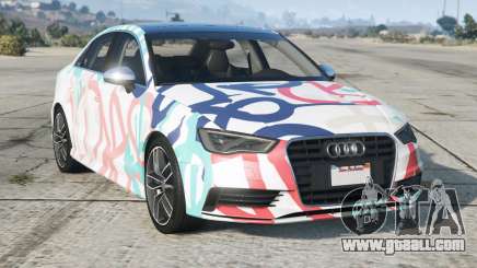 Audi A3 Sedan Gainsboro for GTA 5