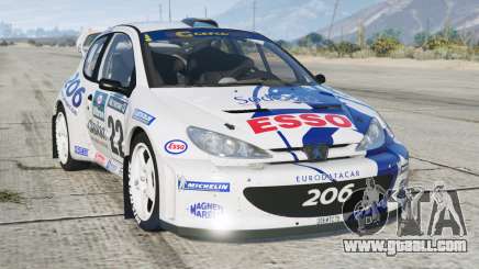 Peugeot 206 WRC 1999 for GTA 5