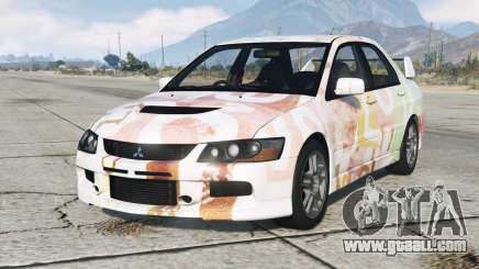 Mitsubishi Lancer Evolution IX Spanish Pink for GTA 5