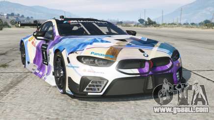 BMW M8 GTE Pale Slate for GTA 5