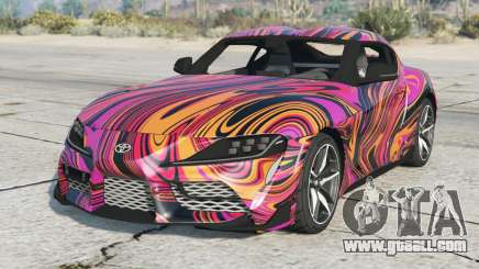 Toyota GR Supra Neon Carrot for GTA 5