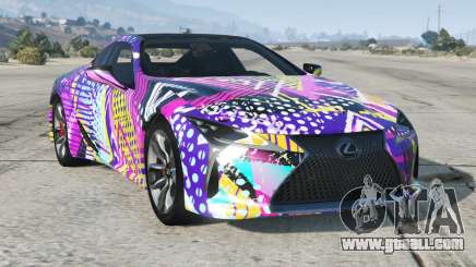 Lexus LC 500 Aqua Squeeze for GTA 5