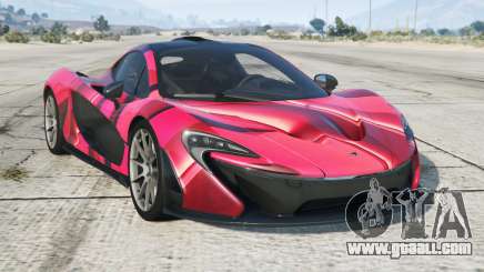 McLaren P1 Radical Red for GTA 5