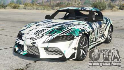 Toyota GR Supra Black Haze for GTA 5