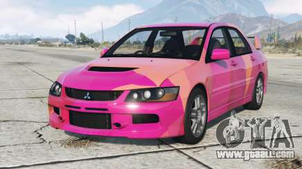 Mitsubishi Lancer Evolution IX Persian Rose for GTA 5