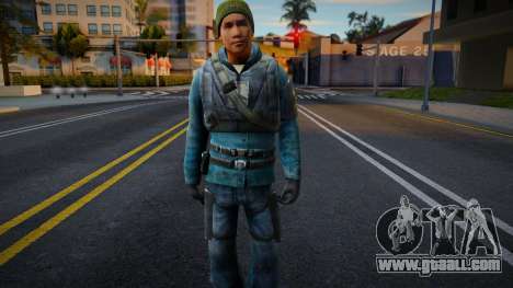 Half-Life 2 Rebels Male v5 for GTA San Andreas