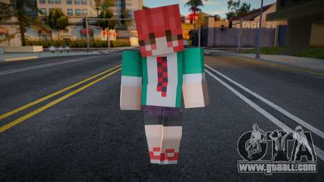 Tomo Aizawa (Tomo-chan Is a Girl) Minecraft for GTA San Andreas