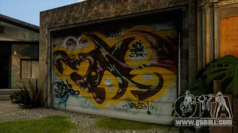 Grove CJ Garage Graffiti v7