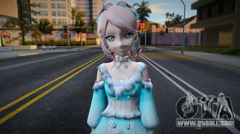 Lanzhu - Love Live Recolor for GTA San Andreas