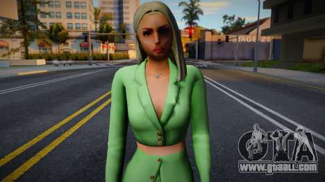 Office green girl for GTA San Andreas