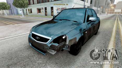 Lada Priora Sedan (2170) Eerie Black for GTA San Andreas