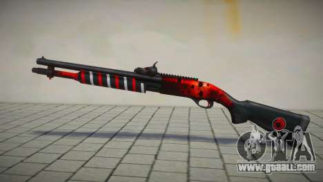 Red Chromegun Toxic Dragon by sHePard for GTA San Andreas