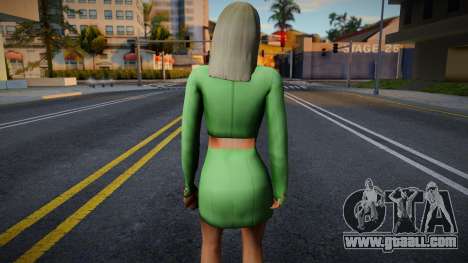 Office green girl for GTA San Andreas