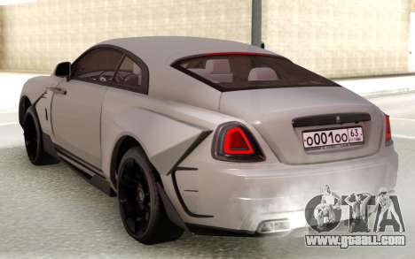 Rolls Royce Wraith Silver for GTA San Andreas