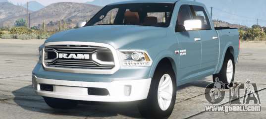 Ram 1500 Laramie Crew Cab (DS) 2018 Cadet Blue [Replace] for GTA 5