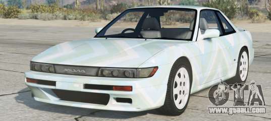 Nissan Silvia Kיs Azureish White for GTA 5