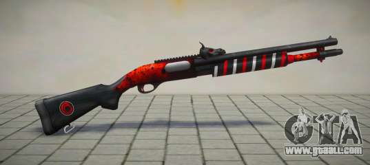 Red Chromegun Toxic Dragon by sHePard for GTA San Andreas