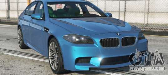 BMW M5 (F10) Blue Sapphire [Add-On] for GTA 5