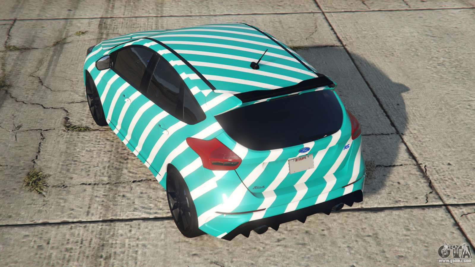 Ford Focus RS Bright Turquoise for GTA 5