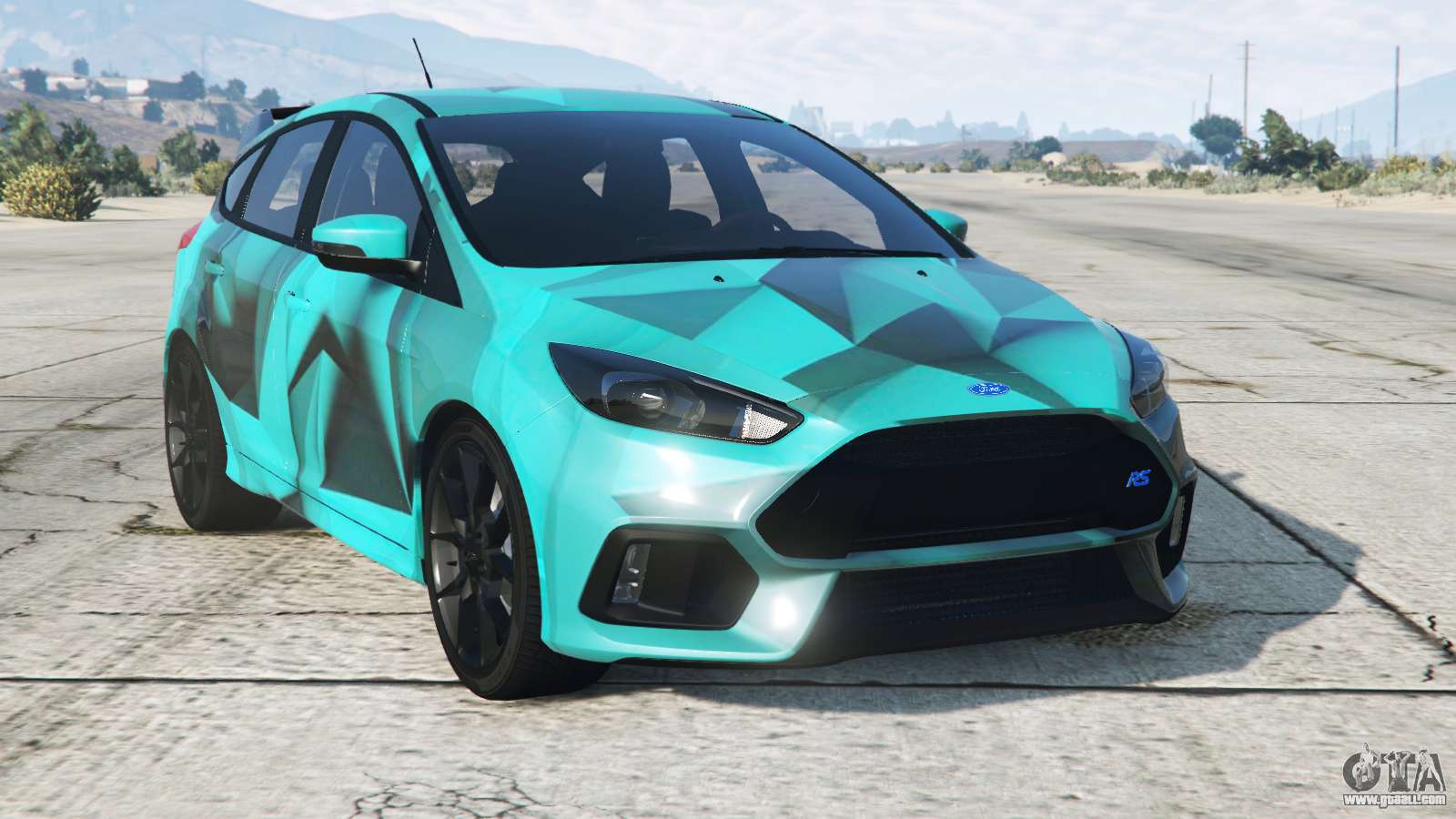 Ford Focus RS Munsell Blue for GTA 5