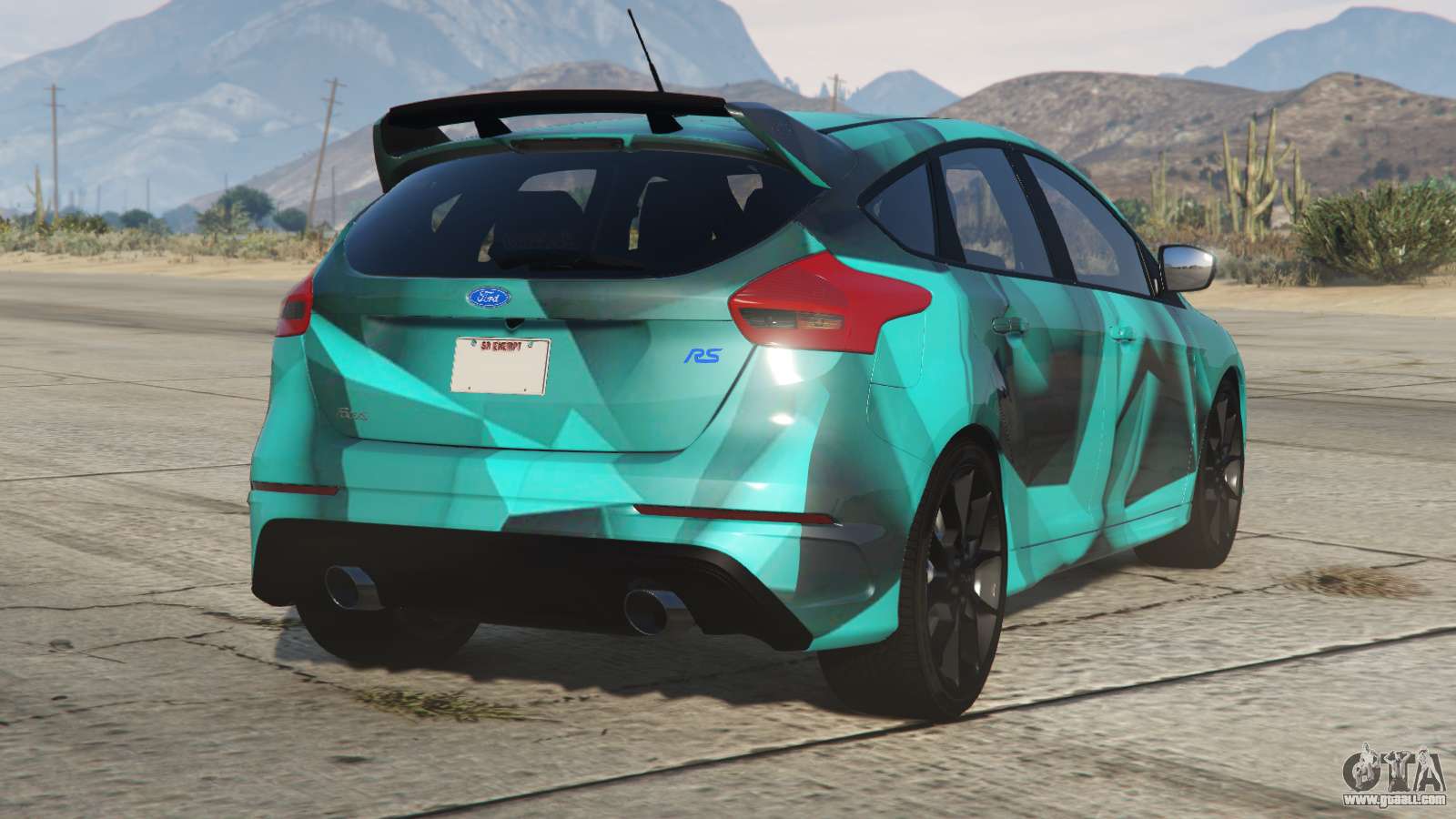 Ford Focus RS Munsell Blue for GTA 5
