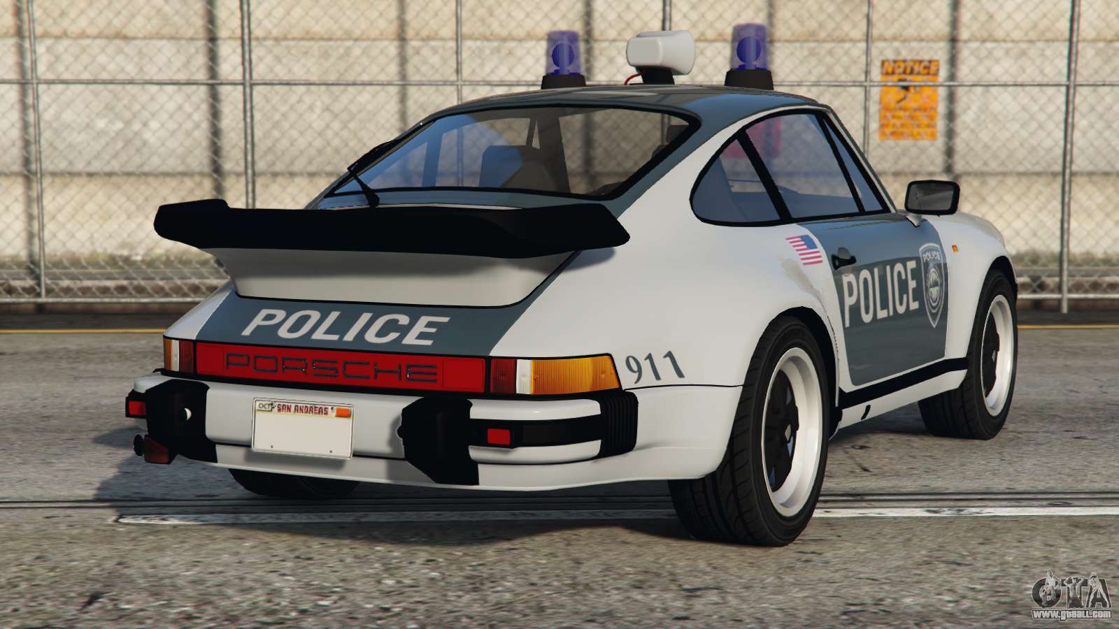 Porsche 911 Police [Replace] for GTA 5