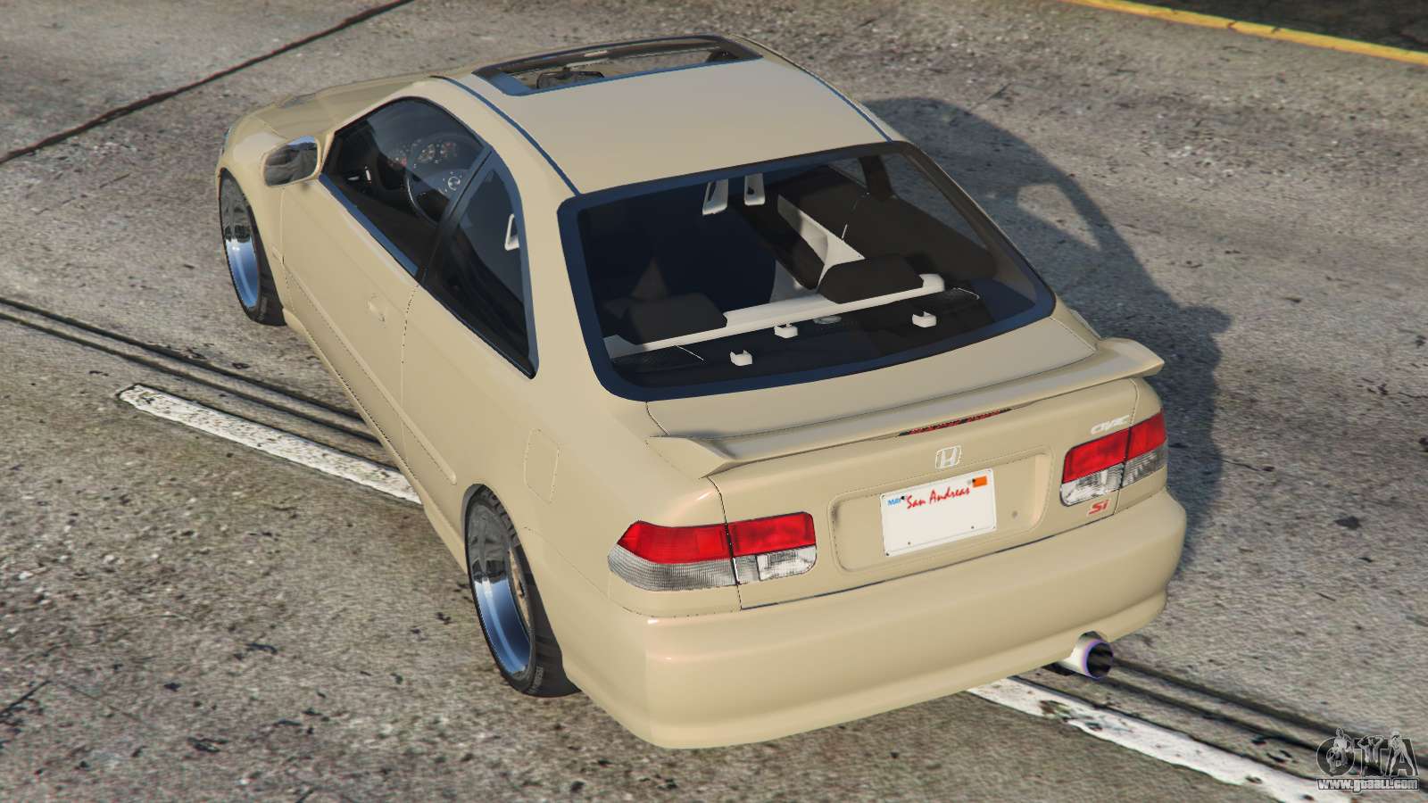 Honda Civic Coupe (EJ) Soft Amber [Replace] for GTA 5