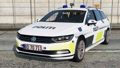 Volkswagen Passat Variant Danish Police [Add-On] for GTA 5