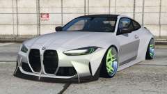 BMW M4 Wide Body (G82) French Gray [Add-On] for GTA 5