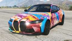 BMW M4 Competition Light Carmine Pink for GTA 5