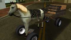 Horse with cart v2 for GTA Vice City