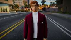 Guy in a burgundy jacket for GTA San Andreas