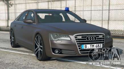 Audi A8 Unmarked Police [Replace] for GTA 5
