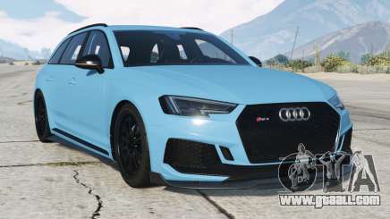 Audi RS 4 Avant (B9) Picton Blue [Replace] for GTA 5