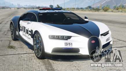 Bugatti Chiron Hot Pursuit Police [Replace] for GTA 5