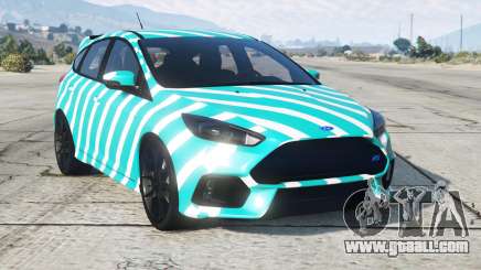 Ford Focus RS Bright Turquoise for GTA 5