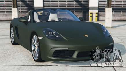 Porsche 718 Boxster S (982) Black Leather Jacket [Replace] for GTA 5